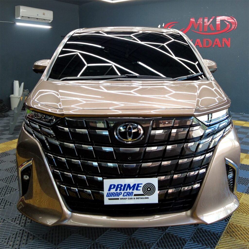 งานฟิล์มกันรอยรถหรู Toyota Alphard โดย Prime Wrap Car ใกล้แจ้งวัฒนะ