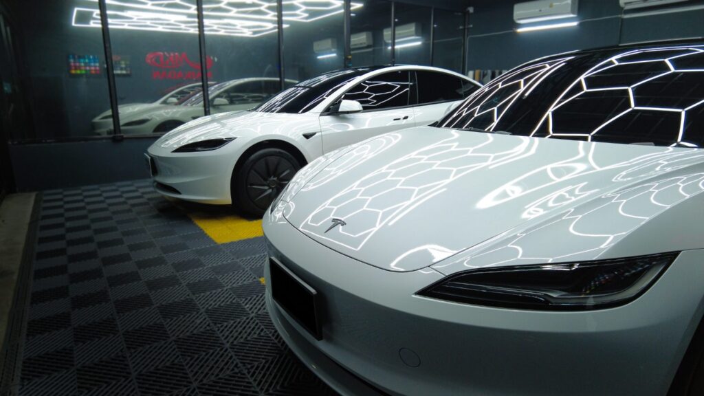 ติด PPF Tesla บางใหญ่ ฟิล์มกันรอยรถ EV โดย Prime Wrap Car นนทบุรี