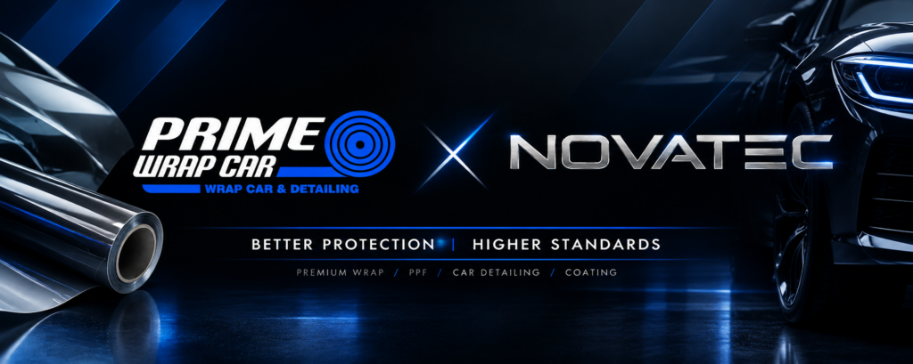 Prime Wrap Car x NOVATEC ฟิล์มกันรอยรถยนต์ PPF